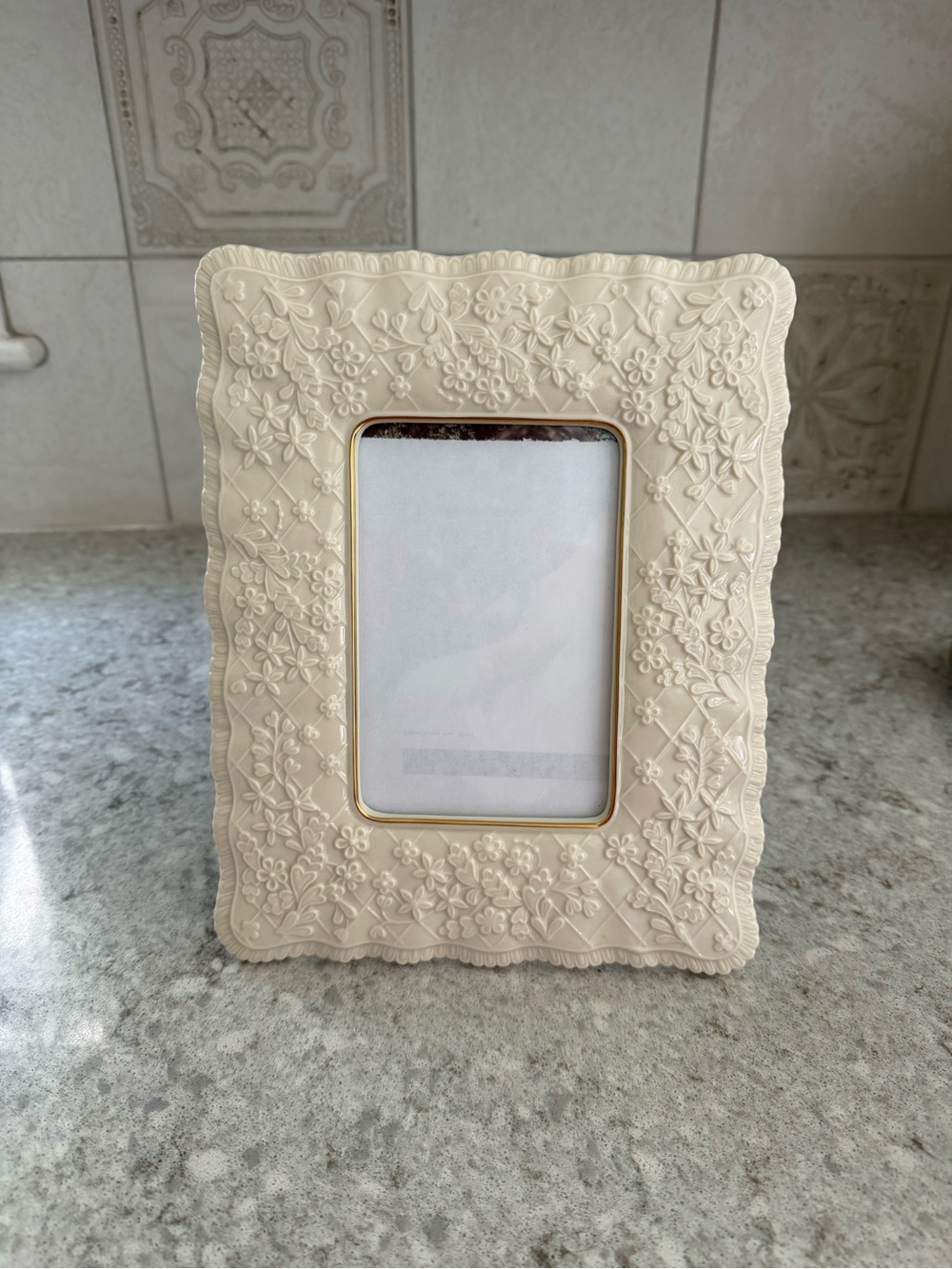 Lenox Wedding Promises 4x6 Inch Fine China Frame